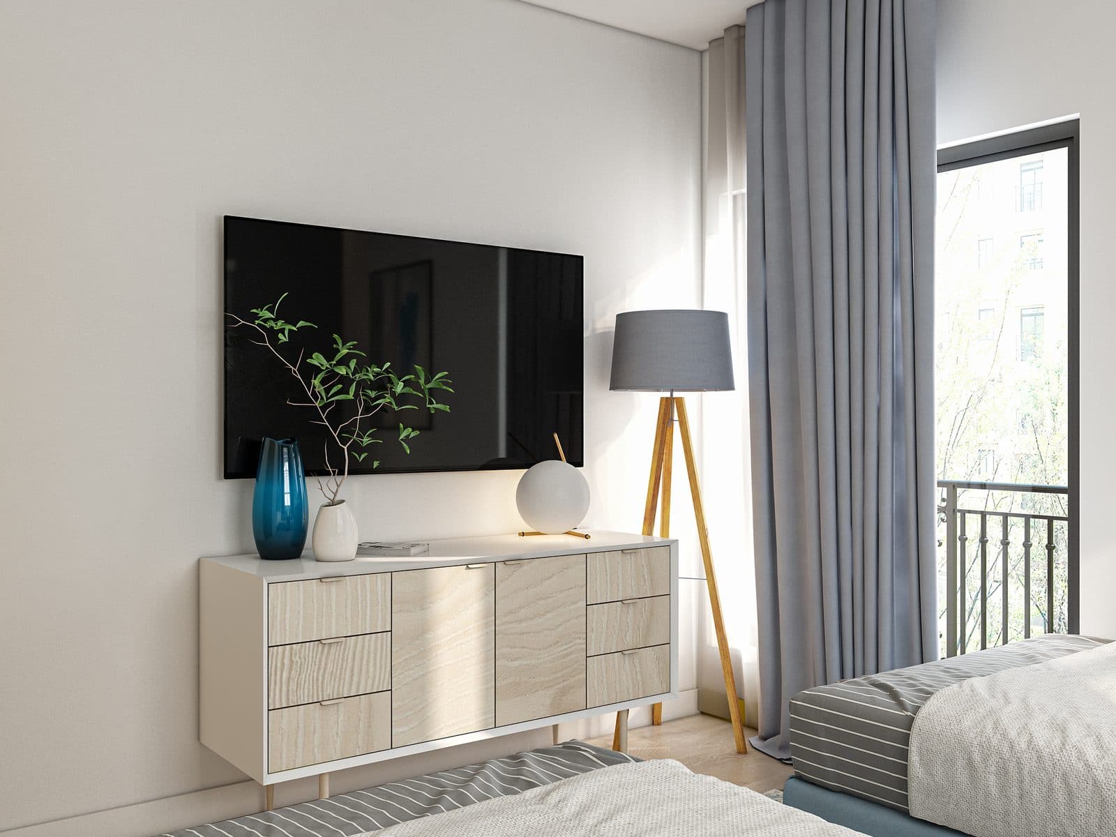 Type A apartment — second bedroom