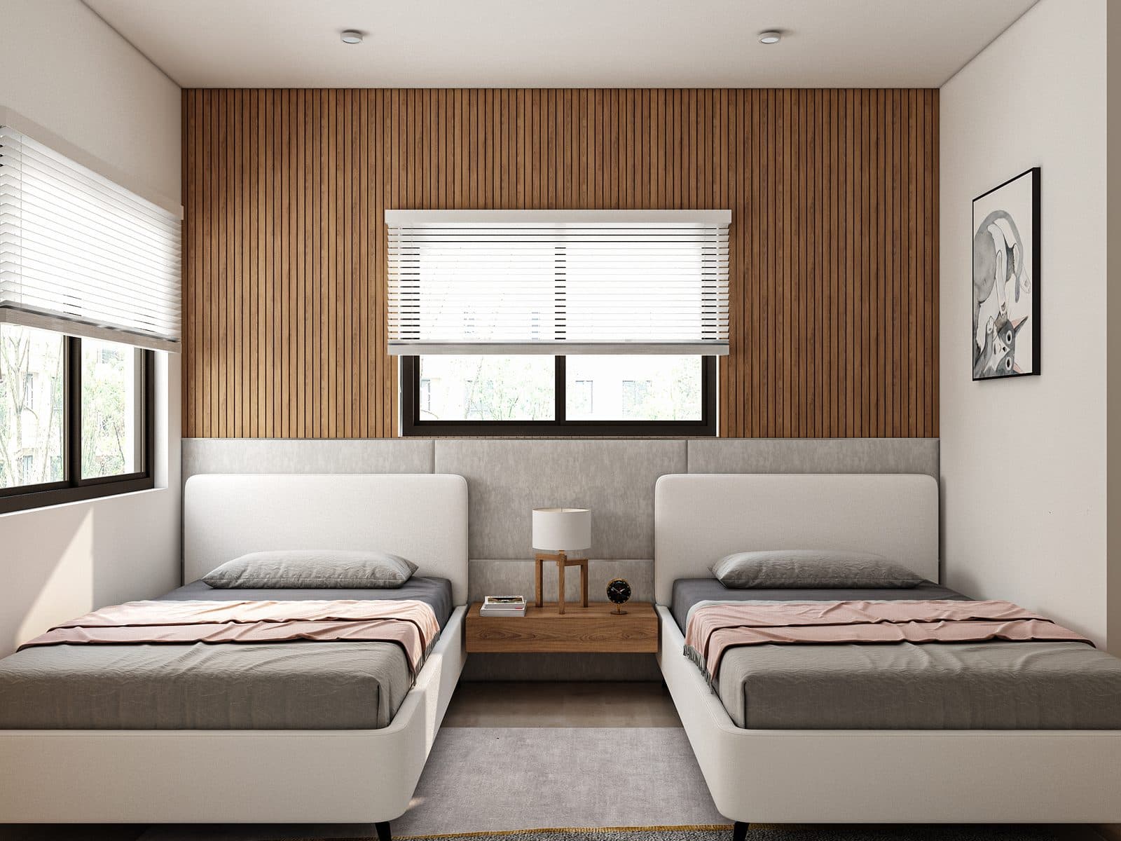 Type B apartment — second bedroom